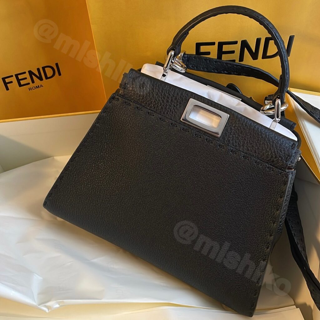 FENDI ピーカブーミニを二年愛用｜サイズ感・収納力・セレリアレザーの